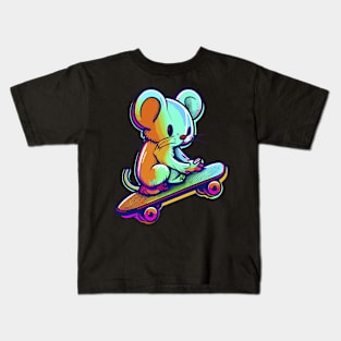 Kids Mouse Skate Kids T-Shirt